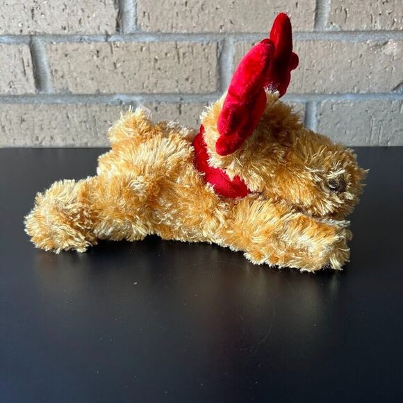 Dan Dee Christmas Reindeer Deer Moose Red Antlers & Scarf Stuffed Plush Animal - Picture 3 of 11